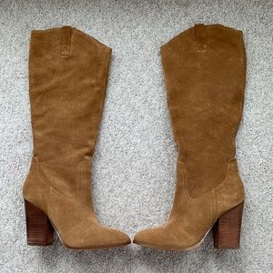 Crown Vintage under-knee heeled boot
